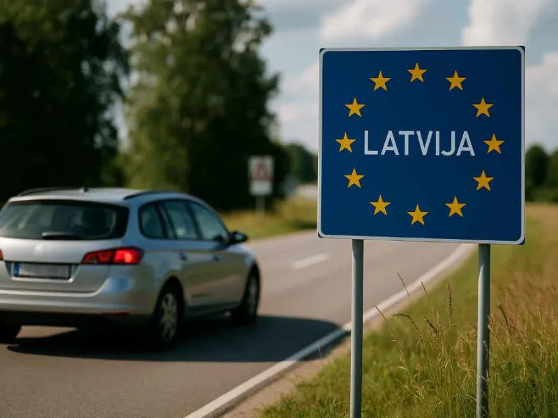 Šķērsojot ES robežu ar automašīnu, būs jāreģistrējas rindā elektroniski