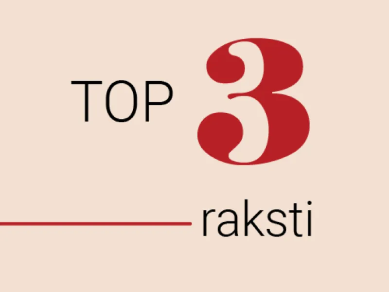 TOP 3: Bezskaidra nauda, bilance biedrībai un PVN līkloči
