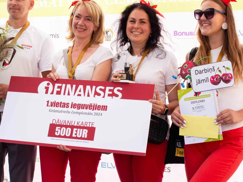 Noskaidroti Grāmatvežu čempionāta uzvarētāji!