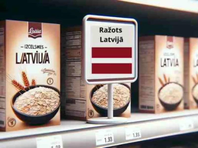 Pārtikas preču cenu zīmēs jānorāda produkta ražotājvalsts