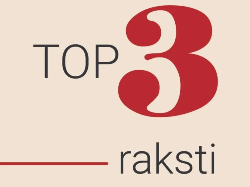 TOP 3: Dokumenti avansa norēķinos, nē Valsts ieņēmumu dienestam un mākslīgais intelekts